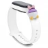 Силіконовий ремінець Cartoon Face для Xiaomi Mi Band 6 – Білий / Поночка. Фото 1 з 2