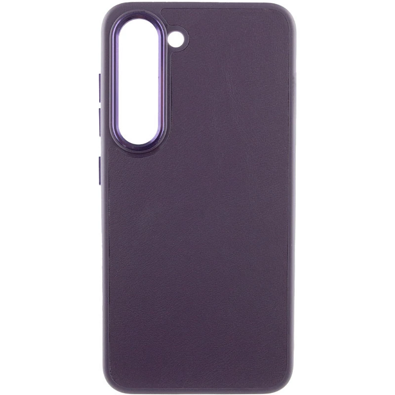 

Шкіряний чохол Bonbon з металевими кнопками на Samsung Galaxy S22+ (Фіолетовий / Dark Purple)