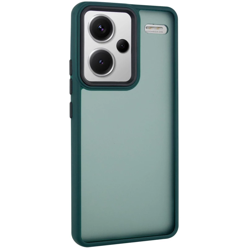 Чехол TPU+PC Lyon Frosted на Xiaomi Redmi Note 13 Pro+ – Green. Фото 2 из 9