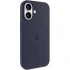 Чохол Silicone Case Full Protective (AA) V2 with MagSafe для Apple iPhone 17 (6.3") – Темно-синій / Midnight blue. Фото 2 з 11