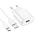 МЗП Hoco C109A Fighter 10.5W (1USB-A) + кабель USB to Type-C – White. Фото 4 з 6