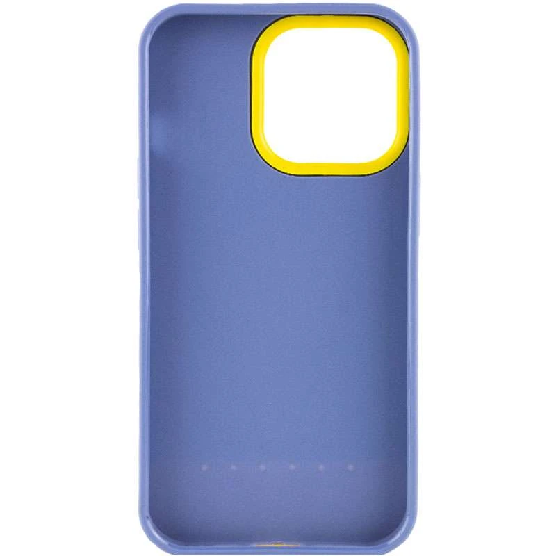Двоколірний чохол Bichromatic на Apple iPhone 13 Pro Max (6.7") – Blue / Yellow. Фото 3 з 5