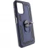 Протиударний чохол Serge Ring з кільцем на Xiaomi Redmi Note 11 (Global) / Note 11S – Темно-синій. Фото 3 з 4