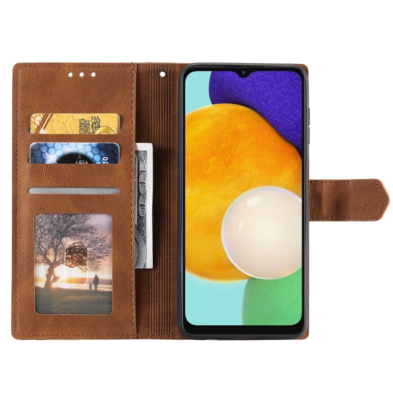 Шкіряний чохол-книжка Maverick Cover для Samsung Galaxy S26 – Brown. Фото 3 з 5