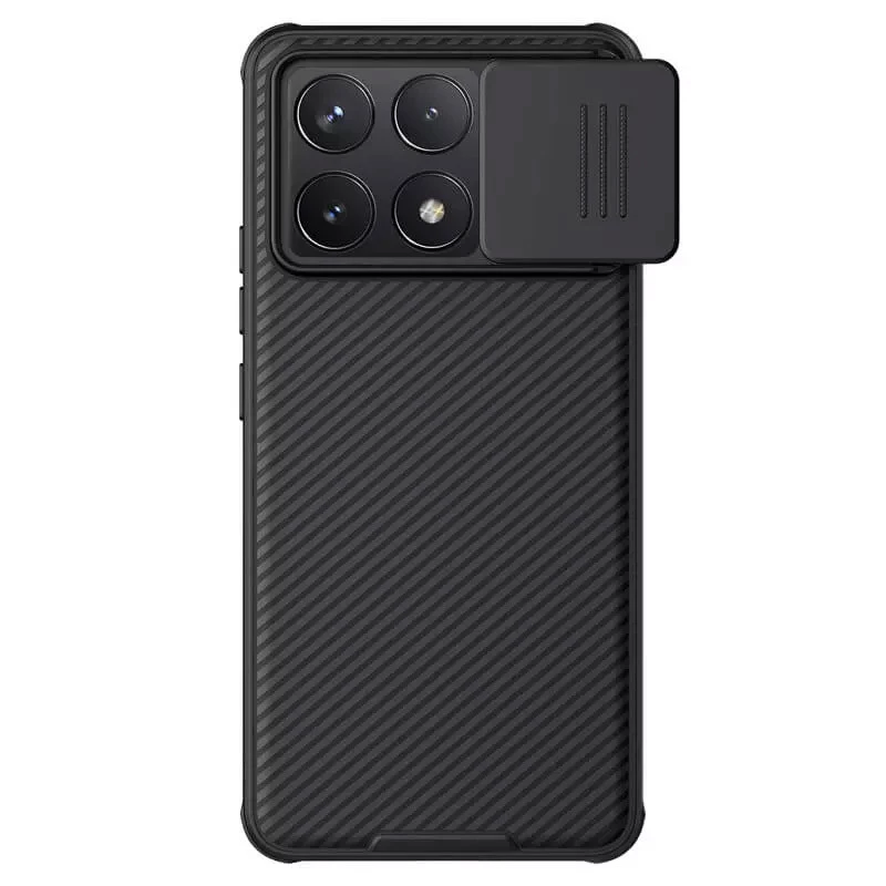 

Карбована накладка Nillkin Pro зі шторкою для камери на Xiaomi Redmi K70 / K70 Pro (Black)