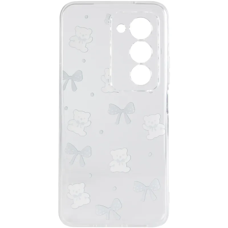 Чехол TPU Clear Joy для Xiaomi Redmi 15 4G (Global) / 5G – Teddy Bows. Фото 4 из 6
