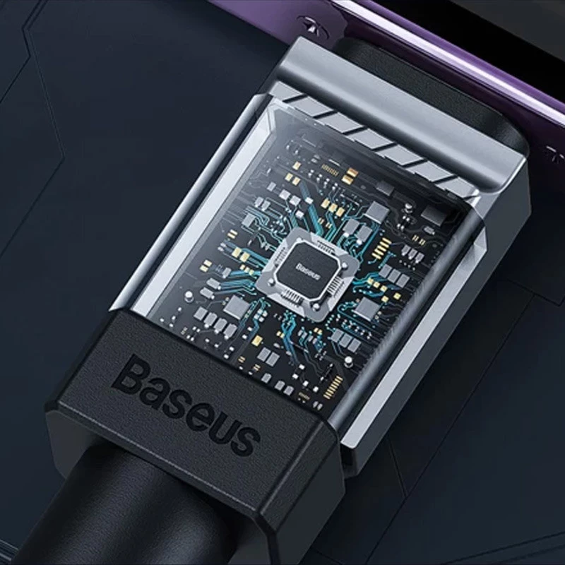 Дата кабель Baseus CoolPlay Series USB to Type-C 100W (1m) (CAKW00060) – Black. Фото 3 из 4