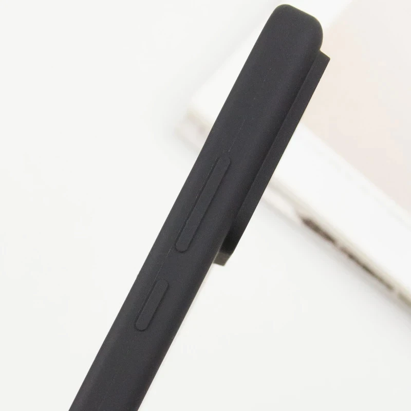 Силіконовий чохол Lakshmi MagFit з захистом камери для Samsung Galaxy S25 FE – Чорний / Black. Фото 4 з 4