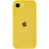 Чохол Silicone Case з закритим низом на Apple iPhone 16e (6.1") – Жовтий / Yellow. Фото 1 з 6