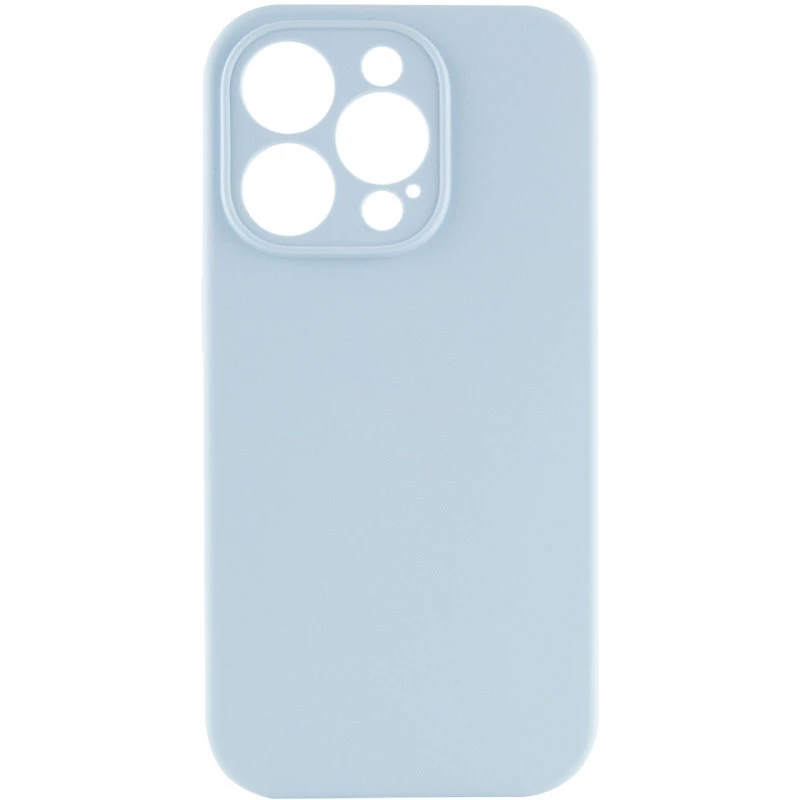 Чохол з захистом камери Silicone Case для Apple iPhone 14 Pro Max (6.7") – Блакитний / Sweet Blue. Фото 1 з 6