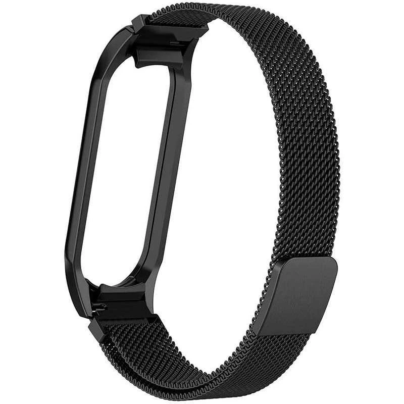 

Ремешок Milanese Loop Design для Xiaomi Mi Band 6 (Черный), Чорний