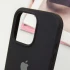 Чохол Silicone Case з закритим низом на Apple iPhone 14 Pro Max (6.7") – Чорний / Black. Фото 10 з 14