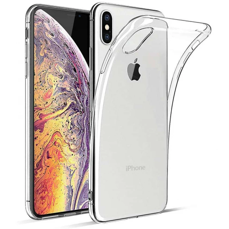 

Ультратонкий силиконовый чехол 1 мм для Apple iPhone XS Max (6.5") (Бесцветный (прозрачный)), Безбарвний (прозорий)