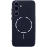 Чохол Silicone Cover Lakshmi Full Camera (AA) with Magnetic Fit для Samsung Galaxy S25 – Темно-синій / Midnight blue. Фото 1 з 1