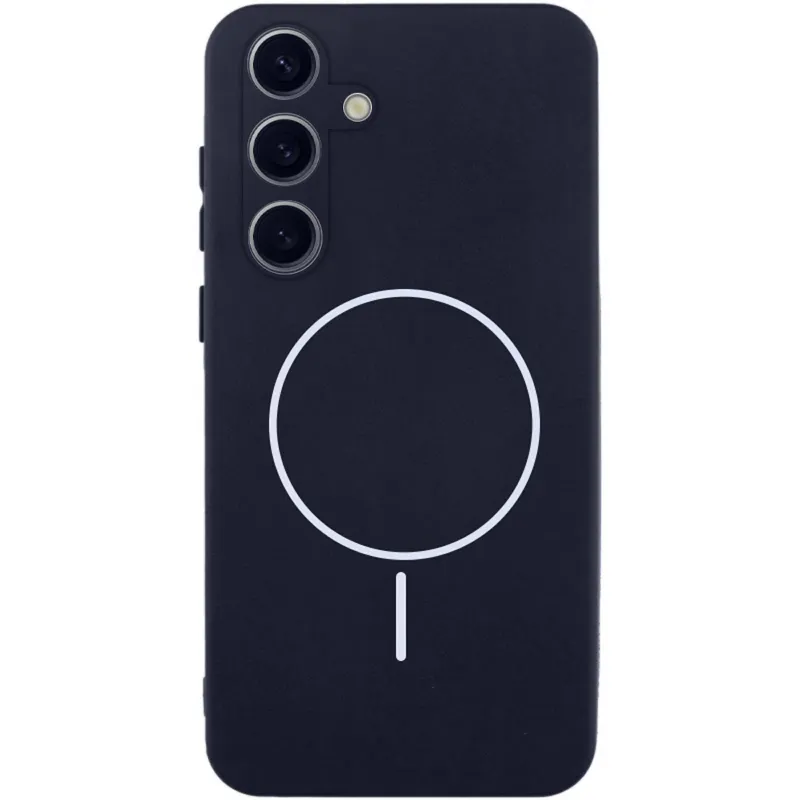 Чохол Silicone Cover Lakshmi Full Camera (AA) with Magnetic Fit для Samsung Galaxy S26+ – Темно-синій / Midnight blue. Фото 1 з 1