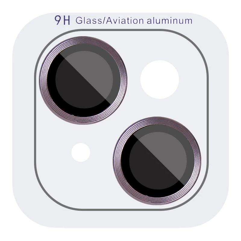 Металлическое защитное стекло на камеру для Apple iPhone 15 (6.1") – Темно-Серый / Graphite. Фото 3 из 13