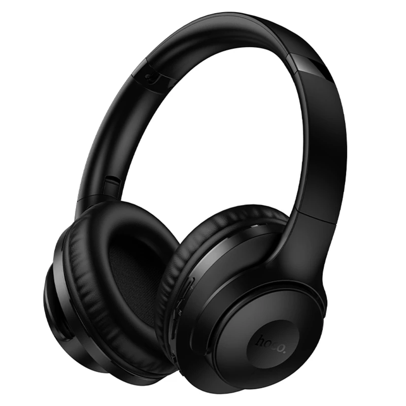 Накладные беспроводные наушники Hoco W71 Cool sound – Black. Фото 1 из 7