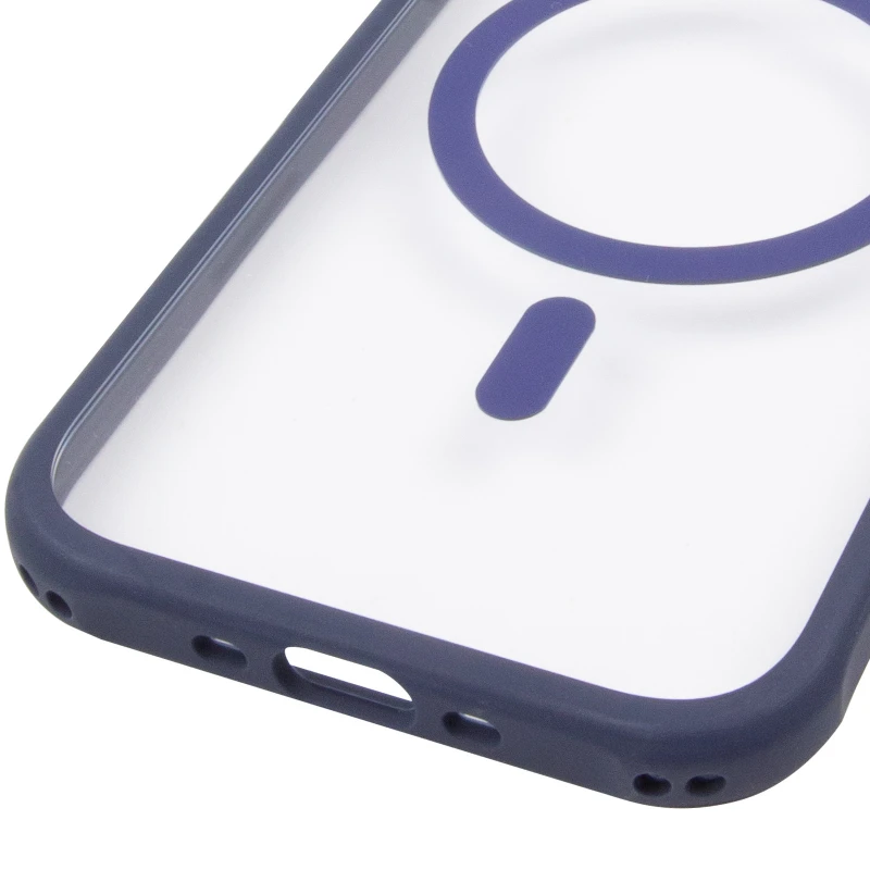 Чохол TPU GETMAN Moon Clear with MagSafe для Apple iPhone 17 Air (6.5") – Blue. Фото 6 з 6