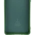 Чохол Silicone Case Lakshmi Plus з закритою камерою на Realme C65 4G – Зелений / Dark green. Фото 3 з 3