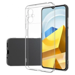 Ультратонкий силіконовий чохол 1,5 мм з захистом камери на Xiaomi Poco M5 фото 1 Ультратонкий силіконовий чохол 1,5 мм з захистом камери на Xiaomi Poco M5 фото 1 з 1