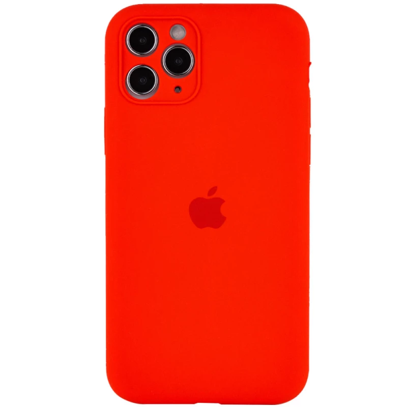 

Чехол Silicone Case с защитой камеры для Apple iPhone 12 Pro (6.1") (Красный / Red / PVH), Червоний / red / pvh