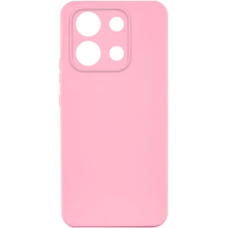 Чехол Silicone Case Lakshmi Plus с закрытой камерой для Xiaomi Redmi Note 13 4G — Розовый / Pink