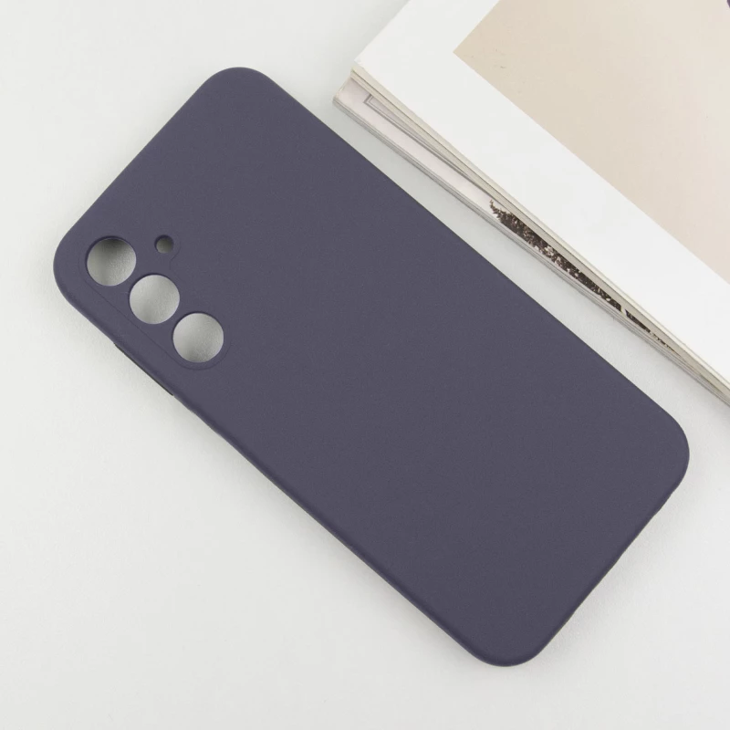 Чохол Silicone Case Lakshmi Premium з закритою камерою на Samsung Galaxy A56 5G – Сірий / Dark Gray. Фото 8 з 10