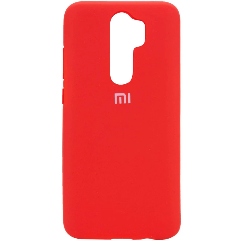 

Чехол Silicone Case с закрытым низом для Xiaomi Redmi Note 8 Pro (Красный / Red), Червоний / red