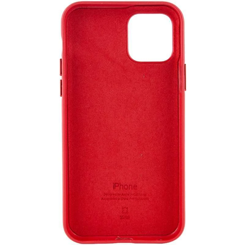 Кожаный чехол Silicone Case Soft для Apple iPhone 11 Pro Max (6.5") – Crimson. Фото 6 из 9