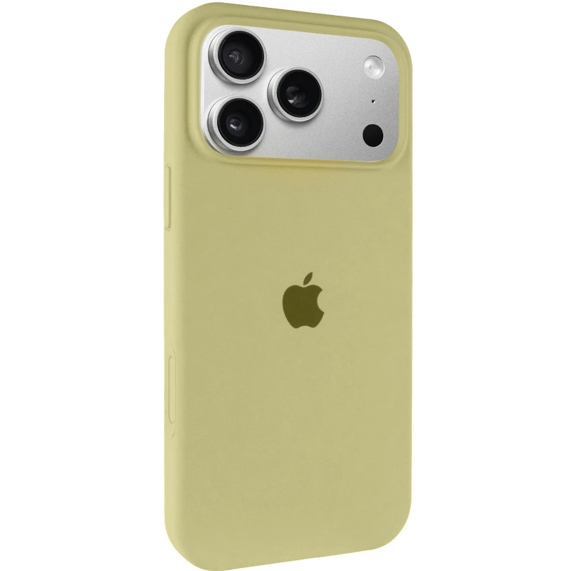 Чохол Silicone Case з закритим низом на Apple iPhone 17 Pro (6.3") – Жовтий / Mellow Yellow. Фото 1 з 1