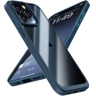 Силіконовий чохол з щільним обідком на Apple iPhone 15 Pro (6.1") — Blue