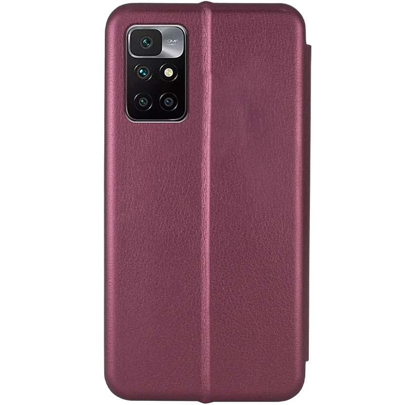 Чохол-книжка класичний на Xiaomi Redmi 10 – Бордовий. Фото 2 з 3