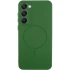 Силіконовий чохол Lakshmi MagFit з захистом камери для Xiaomi Redmi 15 (Global) – Зелений / Dark green. Фото 1 з 2