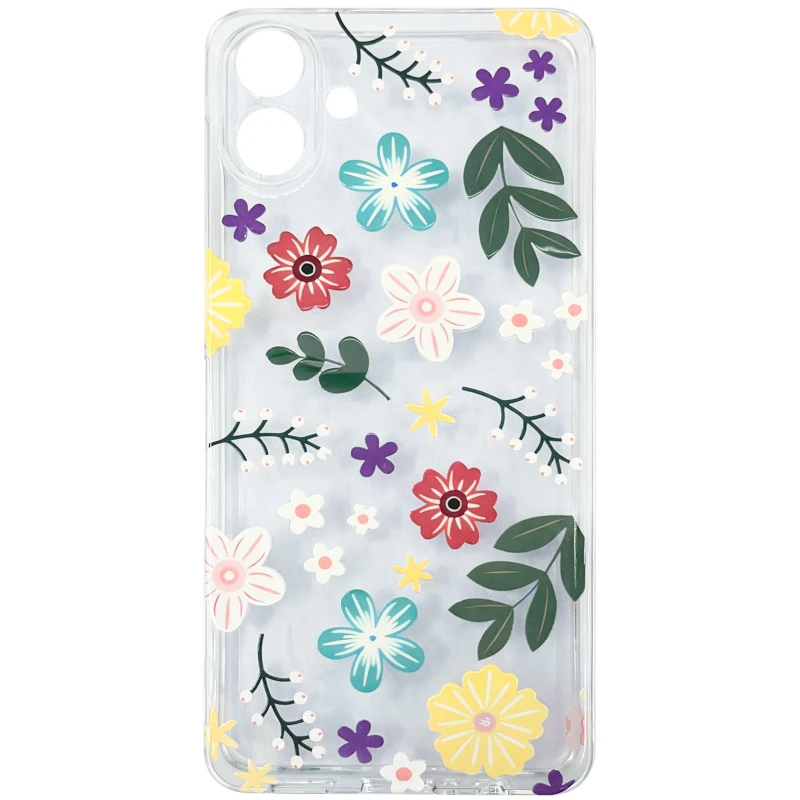 Чохол TPU Clear Joy для Motorola Moto G06 – Ditsy Floral. Фото 1 з 1