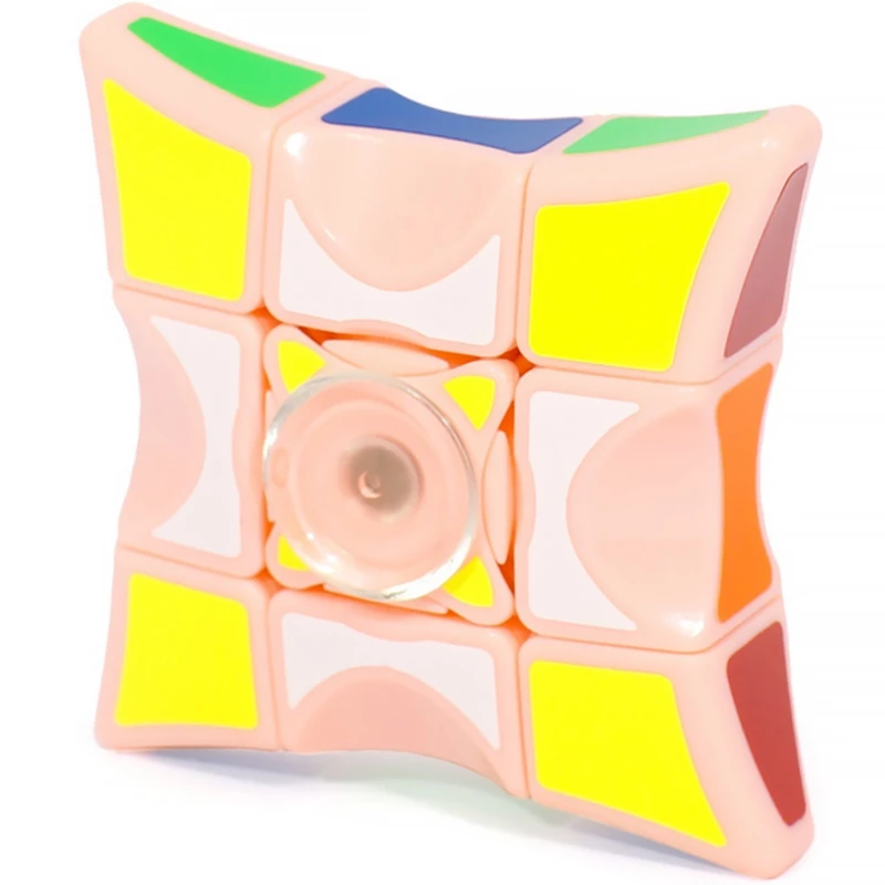 Дитяча інтерактивна головоломка Rubik's Cube Fingertips Spinner – Coral. Фото 1 з 5