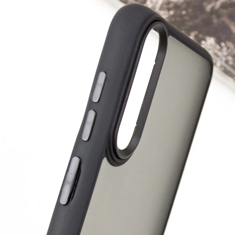 Чохол TPU+PC Lyon Frosted на Samsung Galaxy A50 (A505F) / A50s / A30s – Black. Фото 9 з 12