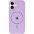 Чохол Silicone Case Full Protective (AA) V2 with MagSafe для Apple iPhone 17 (6.3") – Бузковий / Lilac. Фото 5 з 11