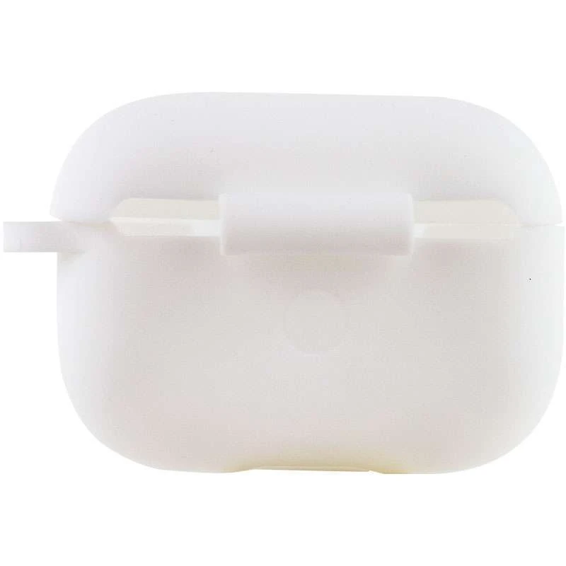 Силіконовий футляр для навушників AirPods Pro – Білий / White. Фото 3 з 5