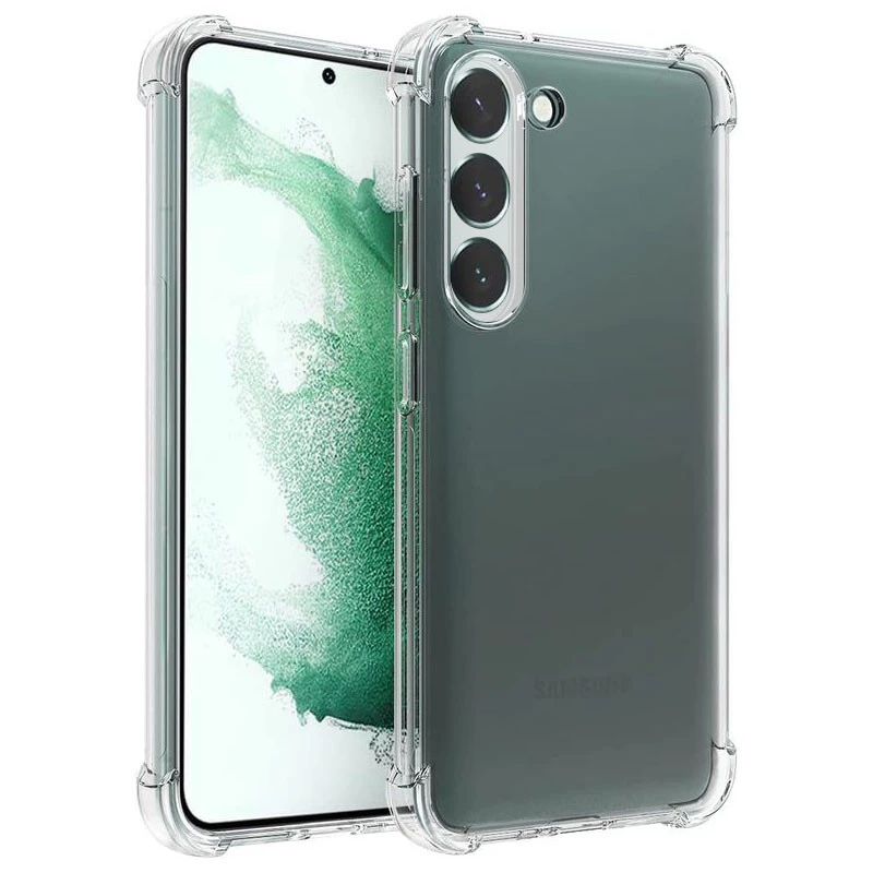 

Ультратонкий силиконовый чехол GETMAN с крытыми бортами та камерою на Samsung Galaxy S23+ (Бесцветный (прозрачный)), Безбарвний (прозорий)