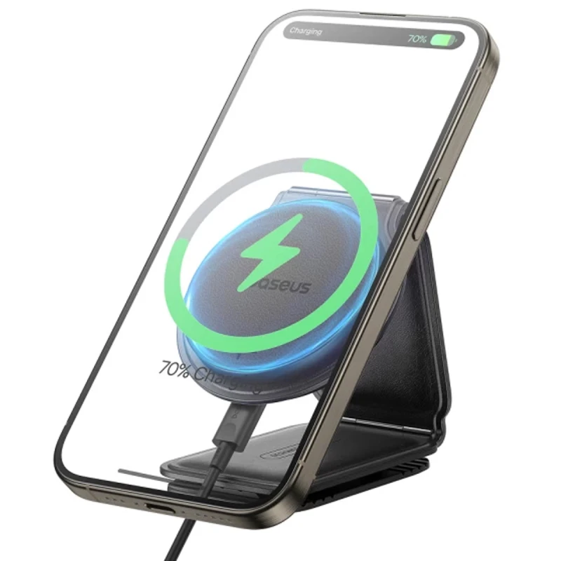 Автотримач з БЗП Baseus PrimeTrip Series C02 15W (C40169) – Cluster Black. Фото 3 з 4