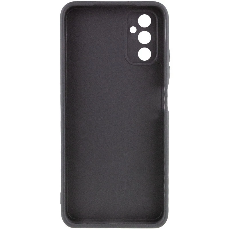 Кольоровий силіконовий чохол із захистом камери на Samsung Galaxy M54 5G – Чорний / Black. Фото 3 з 8