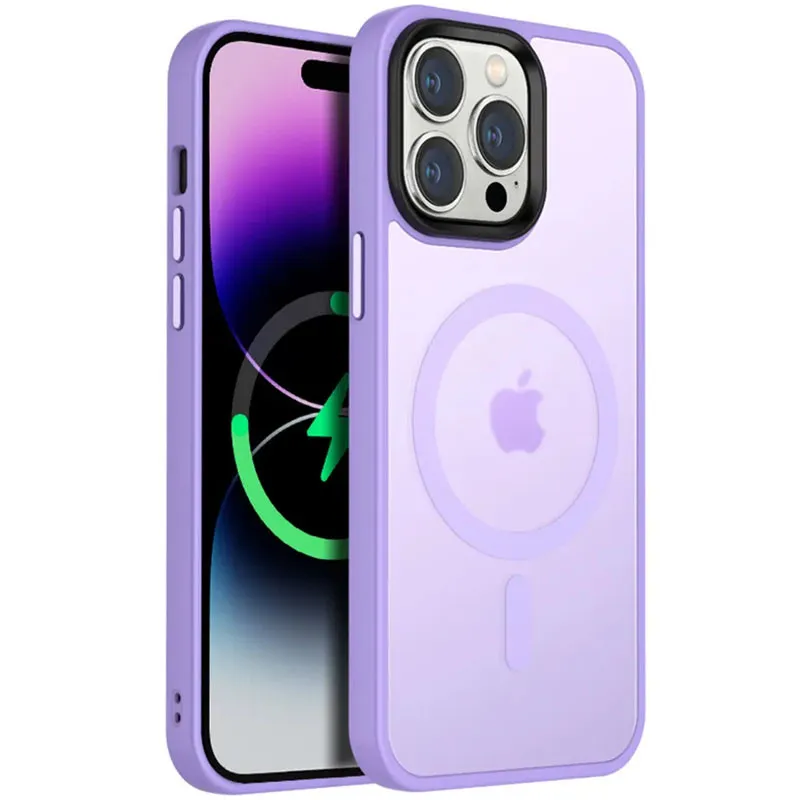 Чехол Ummi Colorful with Magnetic Fit для Apple iPhone 14 Pro Max (6.7") – Сиреневый / Light Purple. Фото 1 из 1
