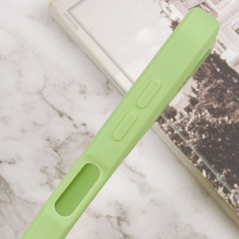 Кольоровий силіконовий чохол із захистом камери на Samsung Galaxy A25 5G – Фісташковий. Фото 4 з 5