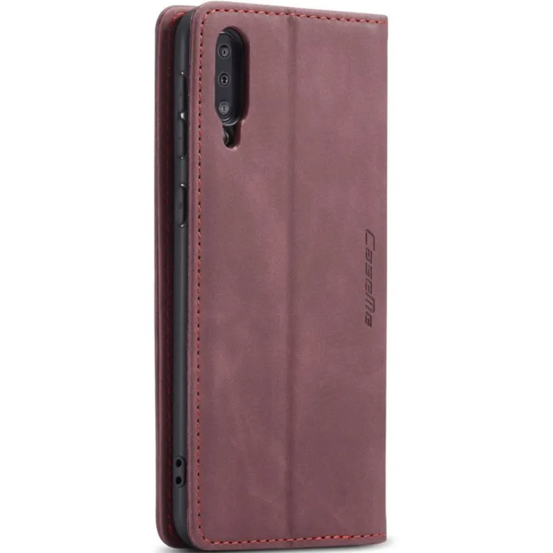 Шкіряний чохол-книжка CaseMe Velvet Nubuck для Samsung Galaxy A50 (A505F) / A50s / A30s – Red. Фото 4 з 5