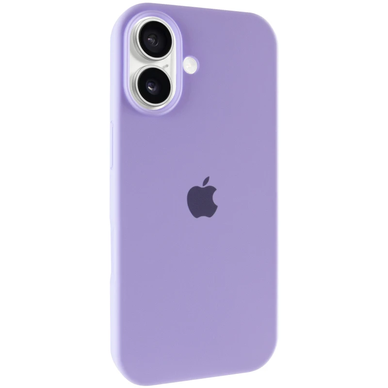 Чехол Silicone Case с закрытым низом для Apple iPhone 17 (6.3") – Сиреневый / Dasheen. Фото 1 из 6