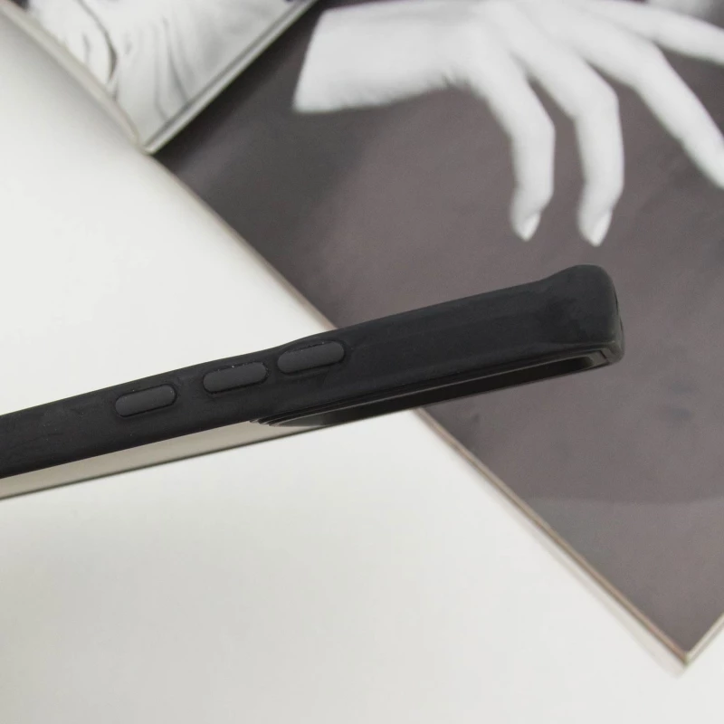 Чехол TPU+PC Lyon Frosted на Xiaomi Redmi Note 13 Pro+ – Black. Фото 8 из 9