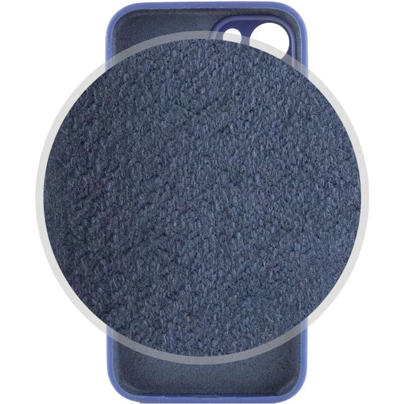 Чохол Silicone Case з захистом камери на Apple iPhone 13 (6.1") – Синій / Deep navy. Фото 3 з 4