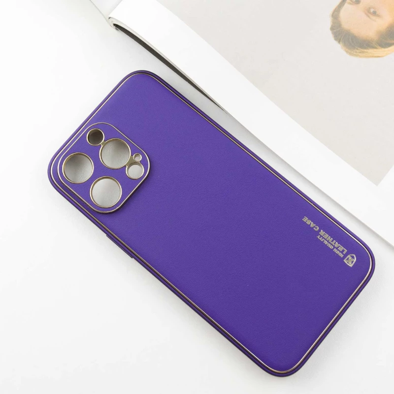 Шкіряний чохол Xshield на Apple iPhone 14 Pro Max (6.7") – Фіолетовий / Ultra Violet. Фото 4 з 9