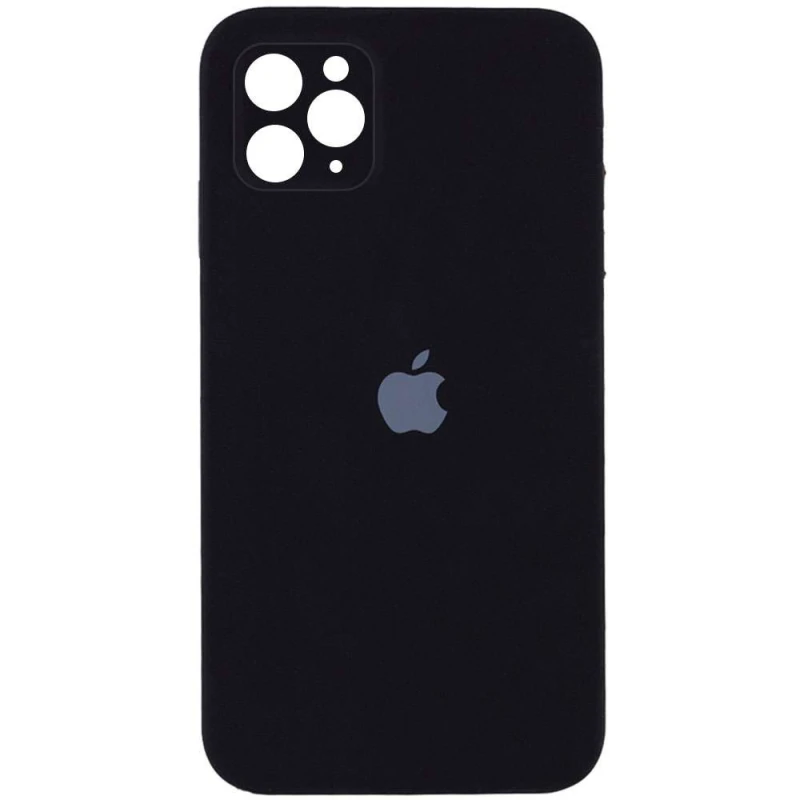 

Чехол Silicone Case Square с защитой камеры для Apple iPhone 11 Pro (5.8") (Черный / Black), Чорний / black