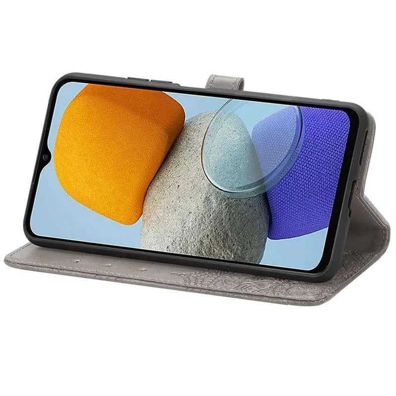 Шкіряний чохол-книжка Art Case з візитницею для Samsung Galaxy A24 4G – Сірий. Фото 4 з 4